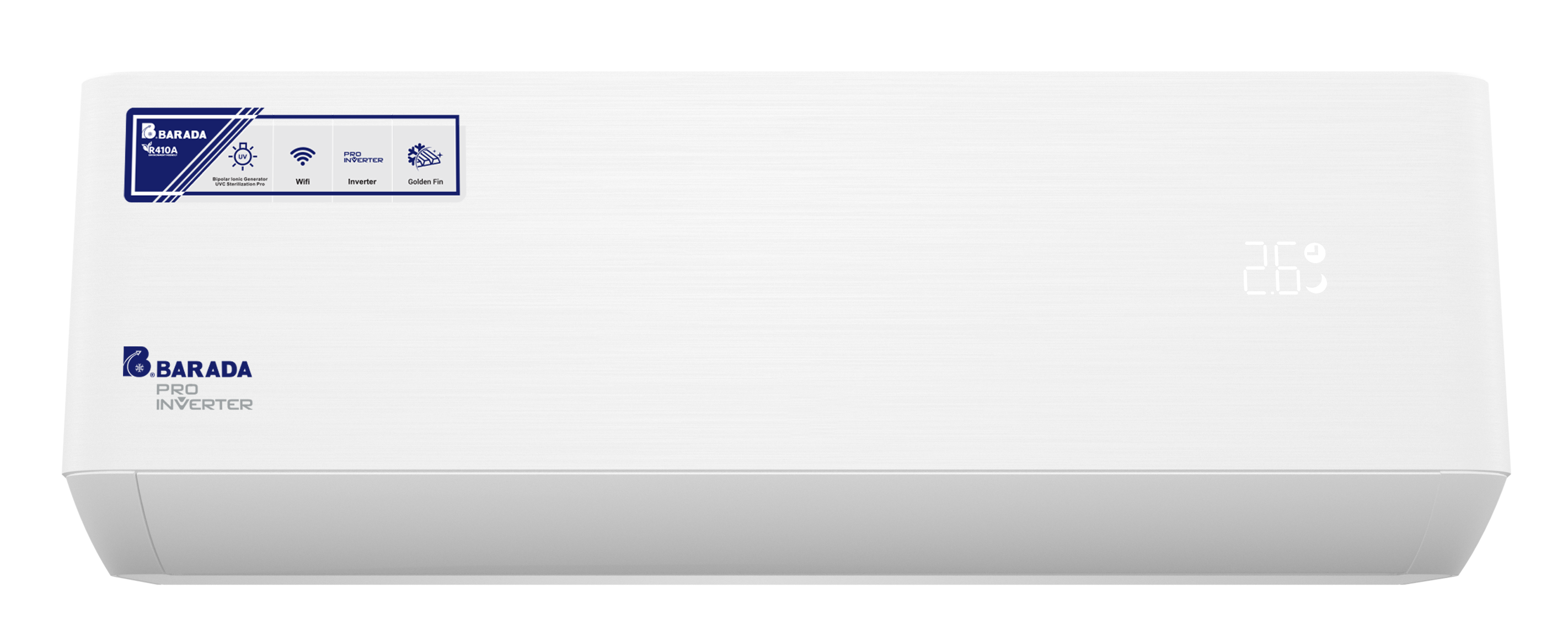 BARADA PRO INVERTER Frost Series Wall Air Conditioner -2 Ton 21,000 BTU/Hr @T4 Cool