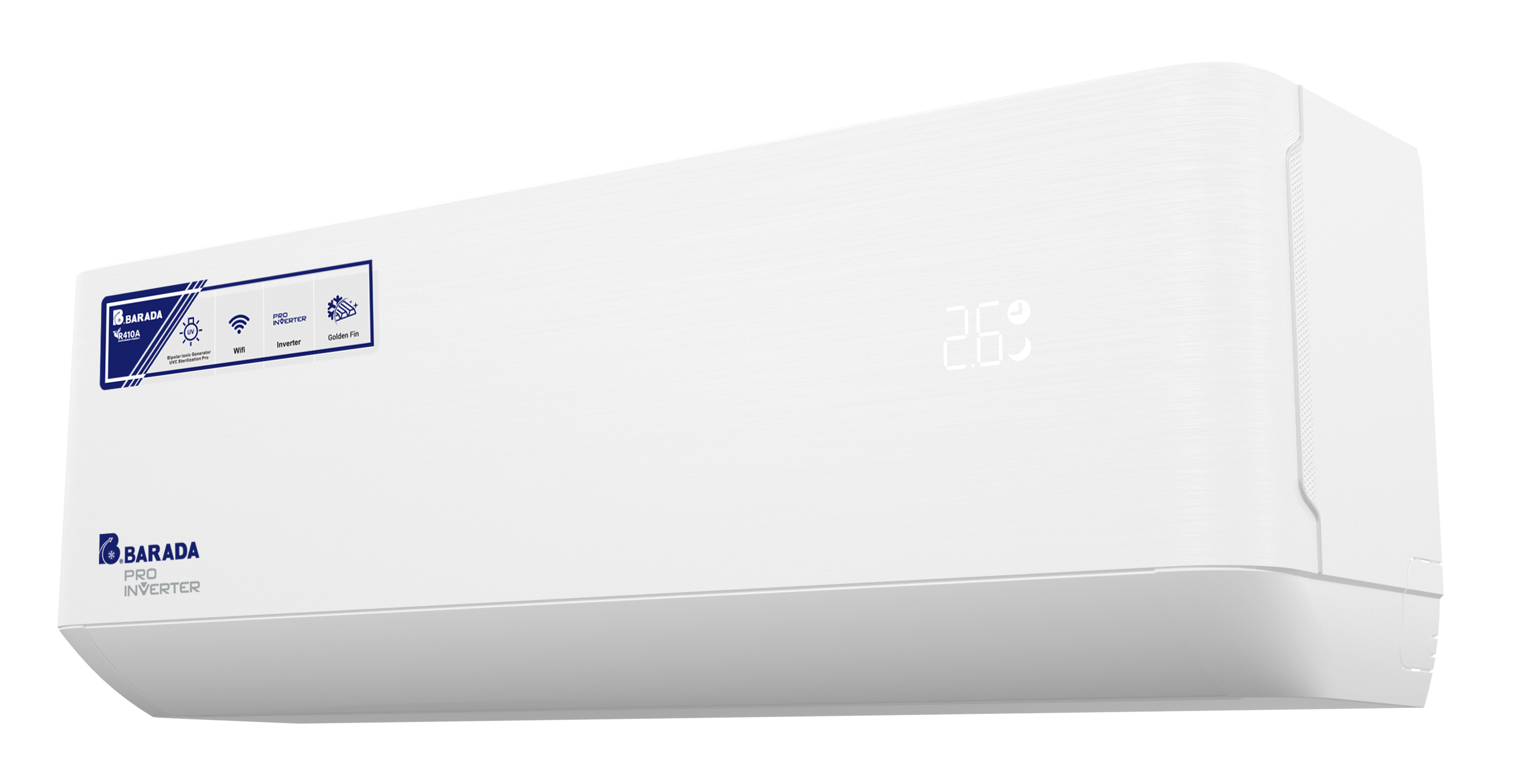BARADA PRO INVERTER Frost Series Wall Air Conditioner -2 Ton 21,000 BTU/Hr @T4 Cool
